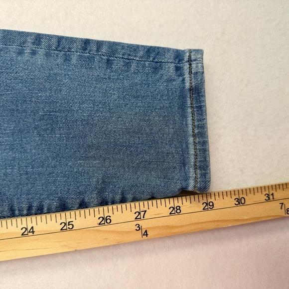 Madewell 8" Skinny Mid Rise Jeans Womens Size 26 Tall Light Wash - Picture 12 of 16